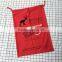 Wholesale hessian santa sacks with drawstring red personalised christmase stockings sack