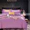  supplier solid color satin fabric 100% longstaple cotton bed sheet sets