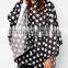 All over Polka Dot Ladies Hooded Poncho