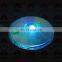 100*10mm engrave logo led flashing coaster good for advertisment gifts