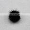 2" Promotional Premium Quality Mink Fur Pom Poms With Elastic Hook Soft Mink Fur Pompons