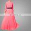 Famous Lace Red Muslim Simple Abaya Daily Maxi Dress With Long Sleeves Dubai Arab Women Design