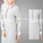 2016 Silk Route Islamic Clothing Abaya Jilbab Islamic Design Grey Checked Jilbab