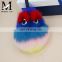 2016 New Gift Cute Fox Real Fur Ball Fluffy Keychain Charm Car Fur Accessories