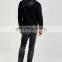 Wholesale Mens Button Fastening Black Denim Jacket