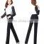 Formal Black Long Loose Lady Dress Pants Office Fashion Suit Pant for Women