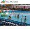 Metal Steel Frame Structural Swimming Pool, Metal frame Ground Stand paddle inflatable Swimming Pool for CE