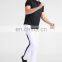 100% polyester white custom tracksuit buttoms for men