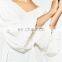 2017 spring summer whites V-neck blouses ladies loose clothes for women