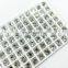 Clear Round flat back crystals bulk for garment making