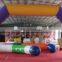 outdoor commercial inflatable arch,inflatable cube arch with advertising