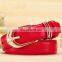 gold plating shiny diamond fashion zinc alloy ladies belt buckles factory