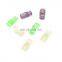 High quality oeko-tex plastic colorful transparent buckle stopper cord lock