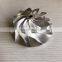 GT3582R GEN ll 65.70/82.46mm 10+0 blades point milling air curve performance turbo milling/aluminum 2618/billet compressor wheel