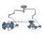 Ceiling Mounted Hospital LED Surgical Lamp Double Dome V4+5