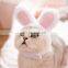 Cute Pet dog Kitty cat Rabbit Cap headwear cosplay with ear sample free