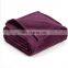 Super soft polyester warm flannel fleece throw blanket