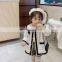 Children Clothing Coat Girls Long Sleeve Gingham Clothes High Quality Winter Sweater Children Kids Button Coat
