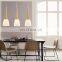 Modern simple wood lampshade kitchen ceiling pendant lights