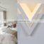 RoHS CE approval zhongshan lighting factory custom acrylic 10w indoor modern led wall lamp