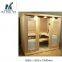 Chinese suppliers Customized single and Multi person wooden dry steam sauna