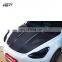 Good fitment CMST style carbon fiber hood for Tesla model 3 bonnet car hood for tesla model 3 bonnet