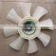 Excavator diesel engine 4D32 cooling Fan blade 4 hole 8 blades