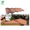 Customized Flowing Curves Mediterranean Style Anti-corrosion Anti-rust Stone Coated Metal Barrel Tile Roof Patio Contractors