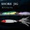 Yajie 15g 18g jig Salt Water Sea Feathers Fishing  3D Eyes Lead Artificial Bait Metal Jigging