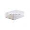 Custom luxury big white rigid magnet gift retail packaging box with magnetic lid