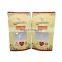 kraft paper doypack with window