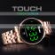 new 2019 SKMEI 1579 touch screen LED watch digital stainless steel band men wristwatch