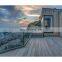 Aluminum u channel glass frameless railing hardware