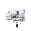 K&B hot sale guaranteed quality modern style black metal wall storage with hooks