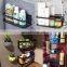 Wall Mount Plastic Spice Rack Bottle Organizer Drink holder
