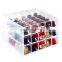 Factory custom coffee capsule box display rack sugar packet transparent acrylic rack
