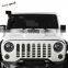 Black&White Old Glory Grill Insert American Flag Grille Screen For Jeep Wrangler JK