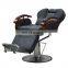 Hot Selling Gold Leather Modern Lifting Hairdressing Beauty Salon Furniture Styling Barber Chair