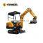 Yuchai YC25-8 mini crawler excavator YC18-8  YC13-8 YC08-8 micro digger for narrow space