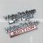 Cost-effective Zinc Alloy Metal Letter Auto 3D Customized Enamel Paint Car Sticker