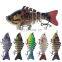 Hot Sell Stocked Multi Jointed Artificial Fishing Bait 10cm 15.7g Lifelike Trout Fishing Lure for Bass Perch Trout
