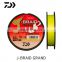 DAIWA J-BRAID 8 GRAND Braided  High Quality Wholesale 150M PE  Strong strength Fishing Line