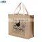 custom bag with logo reusable grocery bag shopping  jute tote bags with custom printed logo