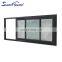 High quality customized Hurricane Impact sliding Window Waterproof Aluminum frame Double Glass Windows