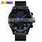 Hot selling Skmei 1309 leather quartz movement waterproof montre homme luxury japan movt watch sr626sw price hand watch for man