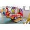 Zhongshan Tai Le play children's indoor video game carnival rocking car rocking machine coin-operated self-service mini bus 3 seats FRP
