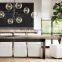 Dining Room light Sphere Brass Chandelier GLASS GLOBE MOBILE THREE-ARM CHANDELIER 46