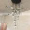 Hot selling China Modern globe Pendant Light Luxury Crystal Led Ceiling Pearl Round Stair Chandeliers for living room