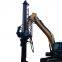 excavator modified drills excavator mounted rock drill rig for sale