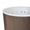 Round Modern Design Free Standing Outdoor Hydrotherapy Massage SPA Bath Hot Tub Acrylic Whirlpool Massage Bathtub